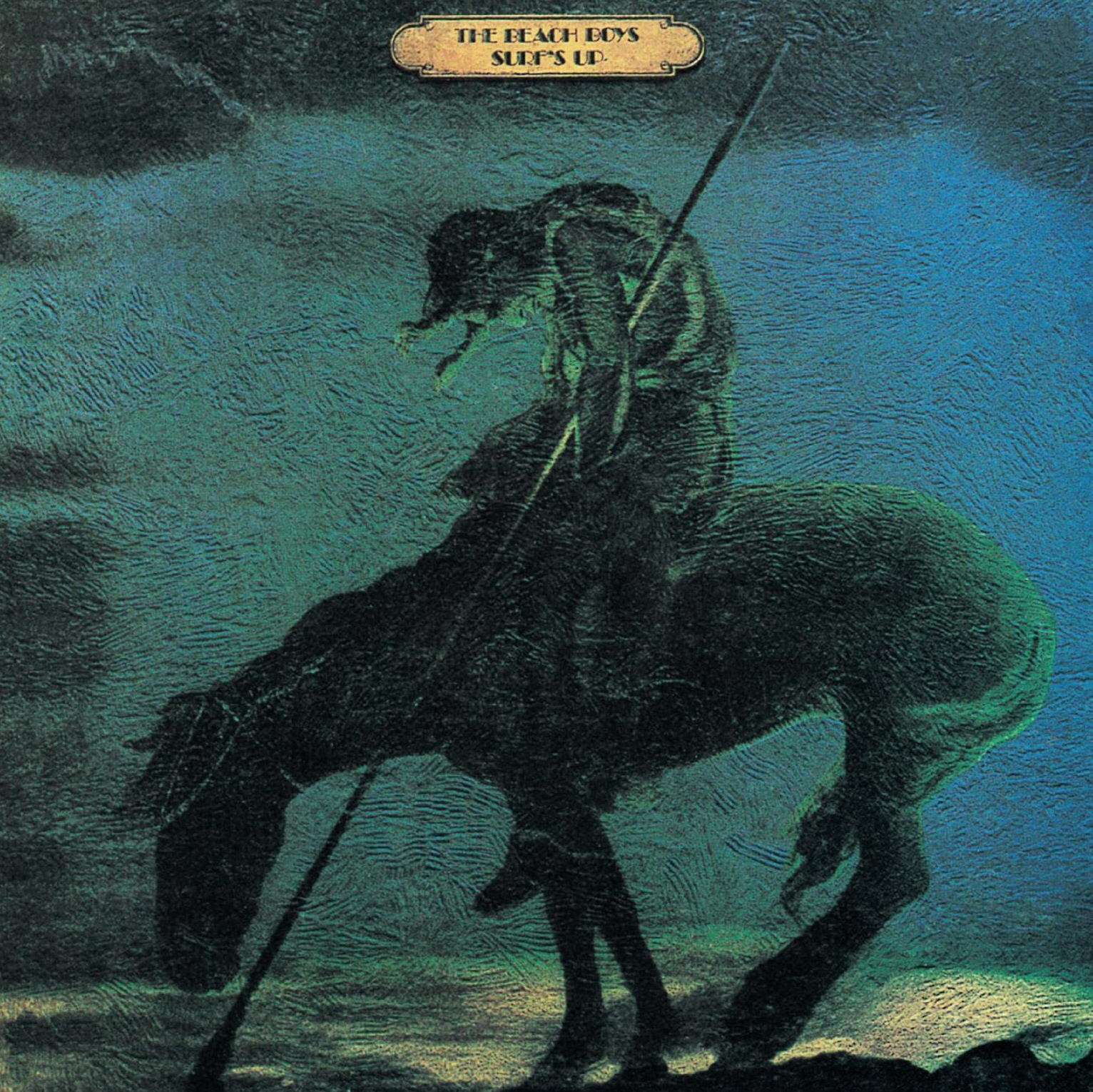 La copertina del disco raffigura un cavalliere a cavallo che è stato trafitto da una lancia ed è piegato in avanti (lo è anche il cavallo). Lo sfondo è blu e i caratteri sono disegnati in tono di grigio e verde scuro; a terra c'è un po' di giallo. Sopra al cavalliere è disegnata una targhetta gialla sulla quale è inciso il nome della band e il titolo dell'album